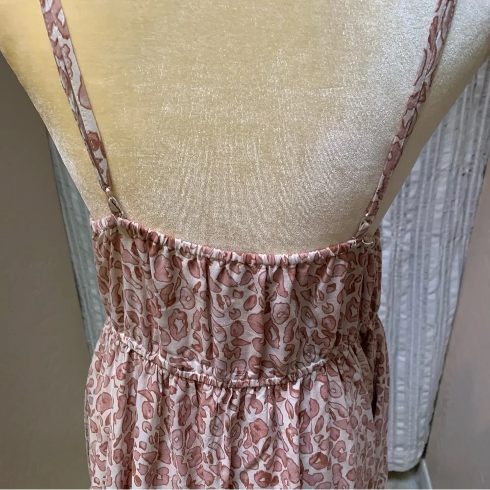 Mauve bohemian sundress mid length - Picture 6 of 11